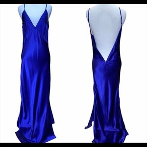 Naked Princess NWT Alexa Sapphire Silk Nightgown